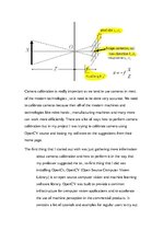 Referāts 'Camera Calibration and Stereo Vision Using Python', 3.