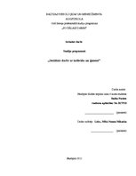 Referāts 'Atbildes uz četriem jautājumiem', 1.