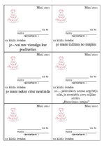 Paraugs 'Viesu ierašanās iemesli kāzās', 11.