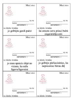 Paraugs 'Viesu ierašanās iemesli kāzās', 13.