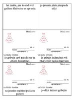 Paraugs 'Viesu ierašanās iemesli kāzās', 14.