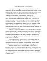 Eseja 'Nelaimīgas sievietes motīvs literatūrā', 1.