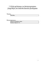 Referāts 'Datortīkla pieslēgums internetam', 7.