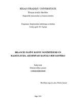 Konspekts 'Bilances pasīvu kontu novērtējums un kalkulācija. Aizņemtais kapitāls jeb saistī', 1.