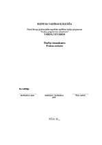Prakses atskaite 'Uzņēmuma mārketinga izpēte un Stratēģiskā plānošana', 1.