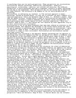 Eseja 'The Following Is My Summary of the Ten Early Perspectives of Psychology', 1.