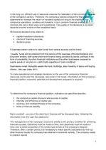 Konspekts 'Introduction to Finance', 7.