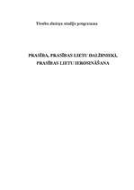 Referāts 'Prasības iesniegšana tiesā', 1.