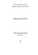 Referāts 'Prokuratūra', 1.