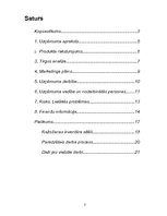 Biznesa plāns 'Biznesa plāns', 2.