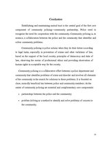 Referāts 'Community Policing', 15.