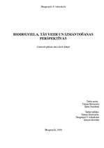 Referāts 'Biodegviela, tās veidi un izmantošanas perspektīvas', 1.