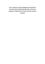 Konspekts 'Datu vākšanas posms mārketinga pētījumā', 1.