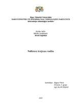 Referāts 'Noliktavu krājumu vadība', 1.