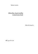 Referāts 'Mīlestības daudzveidība romantisma dzejā', 1.