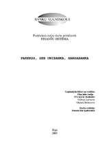 Referāts 'Bankas pakalpojumu raksturojums un salīdzināšana', 1.