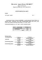 Paraugs 'Inventarizācijas akts ', 1.