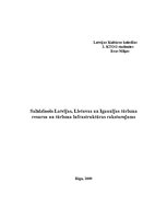 Konspekts 'Salīdzinošs Latvijas, Lietuvas un Igaunijas tūrisma resursu un tūrisma infrastru', 1.