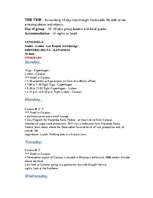 Konspekts 'An Exciting Sixteen Day Trip Through Venezuela', 1.