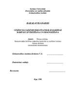 Referāts 'Uzņēmuma saimnieciskās darbības analīze', 1.