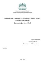 Referāts 'Birstošu materiālu īpašību noteikšana', 1.