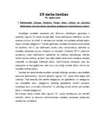 Konspekts 'Eiropas Savienības darba tiesības', 1.