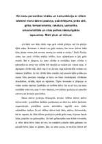 Eseja 'Kā manu personības virzību un komunikāciju ar citiem ietekmē mana dzīves pozīcij', 1.