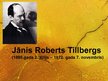 Prezentācija 'Jānis Roberts Tillbergs', 2.