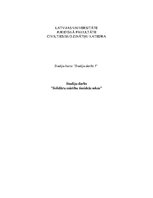 Referāts 'Solidāru saistību tiesiskās sekas', 1.