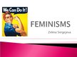 Prezentācija 'Feminisms', 1.