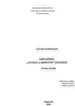 Referāts 'Lietotnes "Animal Labyrinth" izstrāde', 1.