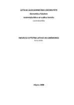 Referāts 'Inovāciju attīstība Latvijā un uzņēmumos', 1.