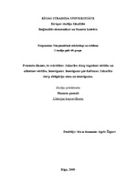 Konspekts 'Procentu likmes, to svārstības. Sakarība starp tagadnes vērtību un nākotnes vērt', 1.