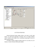Konspekts 'Programma "Autodesk Architectural Desktop"', 5.