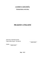 Prakses atskaite 'Prakses atskaite', 1.