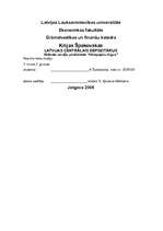 Referāts 'Latvijas Centrālais depozitārijs', 1.