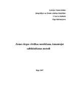 Referāts 'Zemes tirgus vērtības noteikšana, izmantojot salīdzināšanas metodi', 1.