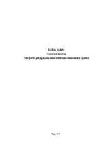 Referāts 'Transporta pakalpojumu cenu veidošanas ekonomiskie apstākļi', 1.