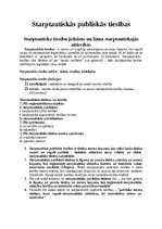 Konspekts 'Starptautiskās publiskās tiesības', 1.