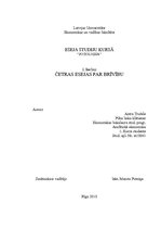 Eseja 'Jesaja Berlina grāmata "Četras esejas par brīvību"', 1.