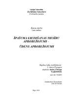 Referāts 'Īpašuma lietošanas tiesību aprobežojumi - ūdens aprobežojumi', 1.