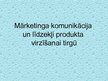 Prezentācija 'Mārketinga komunikācija', 1.