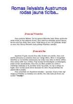 Konspekts 'Romas kultūra', 2.