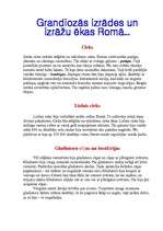 Konspekts 'Romas kultūra', 6.