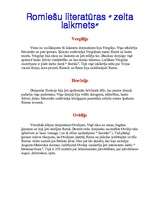Konspekts 'Romas kultūra', 8.