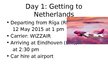 Prezentācija 'Netherlands Itinerary', 5.