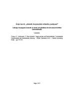 Eseja 'Bruņojuma kontrole un ieroču neizplatīšana kā instrumenti drošības nodrošināšana', 1.