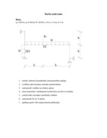Paraugs 'Statiski nenoteicama rāmja aprēķins ar pārvietojumu metodi', 2.