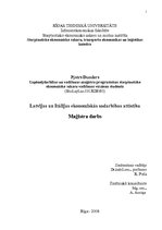 Diplomdarbs 'Latvijas un Itālijas ekonomiskās sadarbības attīstība', 1.