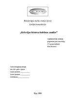 Referāts 'Krievijas biznesa kultūras analīze', 1.